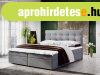 Fado II Boxspring gy matraccal 160x200 (Bonell) szrke