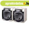 GAO 22121 2 frhelyes fldelt aljzat, kltri IP44 kivitel,