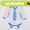 Body nyomtatott mintval New Baby trkiz nyakkendvel