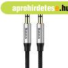 3,5 mm-es mini jack audiokbel AUX Baseus Yiven 1,5 m (feket