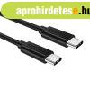 USB-C to USB-C kbel Choetech CC0001, 0.5m (black)