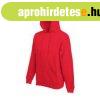 Fruit of the Loom F44 kapucnis pulver, HOODED SWEAT, Red - 