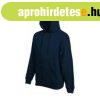 Fruit of the Loom F44 kapucnis pulver, HOODED SWEAT, Deep N