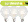 3 db E27 tompthat LED-izzlmpa G95 5W 470 lm 2700K