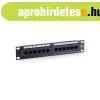 Equip Patch Panel - 208015 (12 port, Cat5e, 1U, rnykolatla