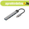 Promate USB Hub - LITEHUB 4 (USB-C 4in1 HUB, 1xUSB 2.0, 3xUS