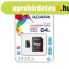 ADATA Memriakrtya MicroSDXC 64GB + Adapter UHS-I CL10 (50/