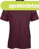 Frfi rvid ujj gallros pik pl, Kariban KA241, Wine-2XL