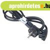 Akyga AK-NB-02A 3-Prong Hammerhead Power Cord 1,5m Black