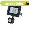 Nedes Led Reflektor 10W 4000K IP65 Fekete Mozgsrzkelvel