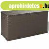 Barna pp rattan kerti trollda 120 x 56 x 63 cm