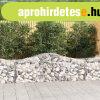 2 db ves horganyzott vas gabion kosr 200x50x60/80 cm