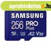 SAMSUNG Memriakrtya, PRO Plus microSDXC krtya 256GB, CLAS