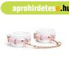  White & Pink Fairy Goat Leather Hand Cuffs 