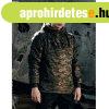 Urban Classics Padded Camo Pull Over Jacket darkolive