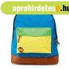 Mi-Pac Classic Tri-Tone Backpack Blue Yellow Green