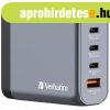 Verbatim 140W 4-Port GaN Wall Charger Grey