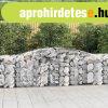 3 db ves horganyzott vas gabion kosr 400x50x80/100 cm