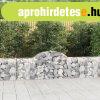 11 db ves horganyzott vas gabion kosr 200x30x60/80 cm