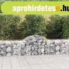 6 db ves horganyzott vas gabion kosr 200x50x60/80 cm