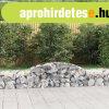 4 db ves horganyzott vas gabion kosr 300x50x40/60 cm