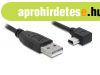 DeLock Cable USB 2.0-A male > USB mini-B 5pin male angled