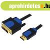 Logilink HDMI - DVI-D (Single Link) 1m cable Black