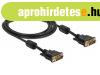 DeLock Cable DVI 24+1 male > DVI 24+1 male 2m Black