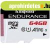 Kingston 64GB microSDXC High Endurance Class10 A1 UHS-I adap