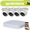 Dahua 4 dome kltri kamers IP kamerarendszer 8MP sznes j