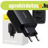 Baseus kompakt gyorstlt, 3x USB, 17W (Fekete)