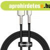 USB-kbel a Lightning Baseus Cafule-hez, 2,4A, 1 m (fekete)