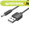 Vention CEXBF 5V 1,5 m-es USB-DC 3,5 mm-es tpkbel