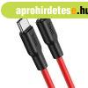 Hoco. X21 Plus Szilikon Gyorstlt Adatkbel USB C - Lightin