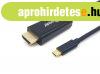 EQuip USB-C to HDMI 4K/30Hz cable 3m Black