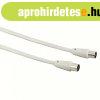 Hama ST 75dB dupln rnykolt 7,5m antenna cable White