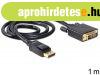 DeLock Displayport 1.2 male to DVI-D (24+1 Dual Link) male 1