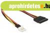 DeLock Power Cable SATA 15 pin female > 4 pin floppy male