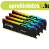 Kingston 64GB DDR5 6000MHz Kit(4x16GB) Fury Beast RGB Black