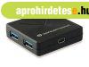 Conceptronic 4-Port USB 3.0 HUB Black