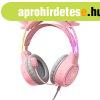 ONIKUMA X15Pro Gaming Headphones Pink/Deer Horns