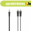 Hama FIC 3,5MM Jack 2RCA szzektkbel 1,5m Black