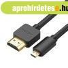 UGREEN HD127 Micro HDMI - HDMI 4K 3D kbel 1m (fekete)