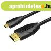 Mikro HDMI-kbel 1 m-es szellznyls VAA-D03-B100 (fekete)