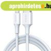 kbel Lightning to USB UGREEN 2.4A US155, 1.5m (white)