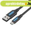 USB 2.0-Micro USB tltkbel Szellztets COLBF 1m (fekete)