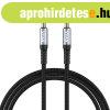 Vipfan L11 mini jack 3.5mm AUX kbel, 1m, aranyozott (szrke