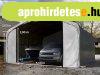 Ponyvagarzs, storgarzs  7x7m, PVC ponyva, szrke,