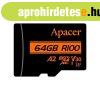 Apacer MicroSD krtya - 64GB microSDXC UHS-I U3 V30 A2 (R/W: