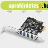 AXAGON PCEU-43RS PCIe Controller 4x SuperSpeed USB